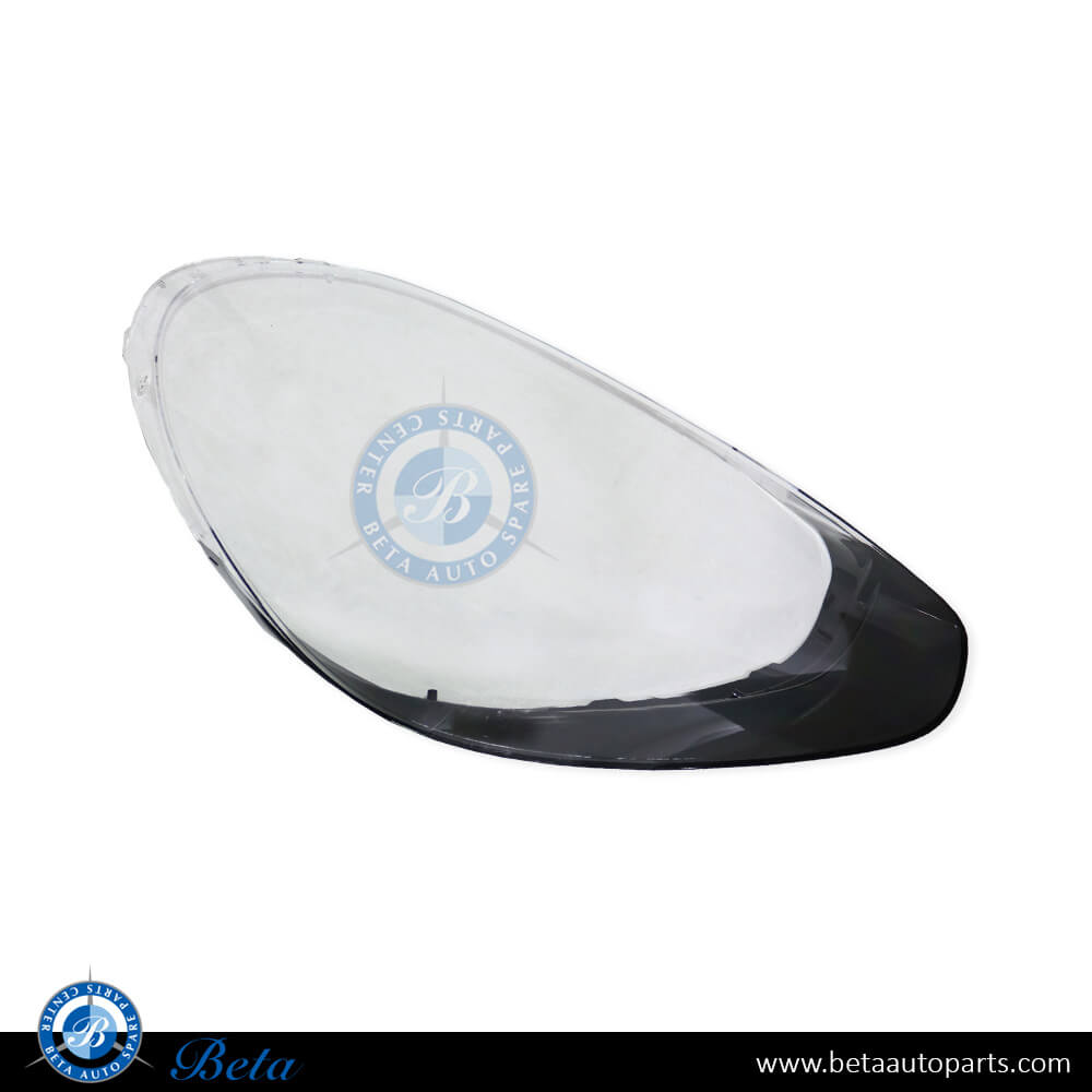 Right Side Headlamp Lens for Porsche Cayenne 2015-2017 models, Part Number 95863117831 Right Side Headlamp Lens for Porsche Cayenne 2015-2017 models, Part Number 95863117831